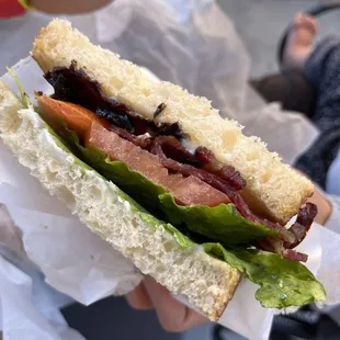 Omg this boar bacon BLT was the winner!