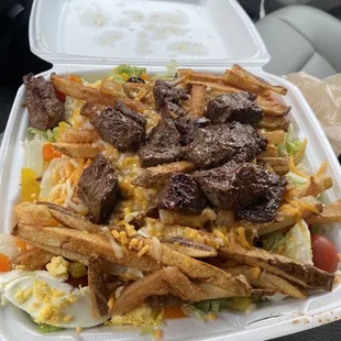 Steak salad