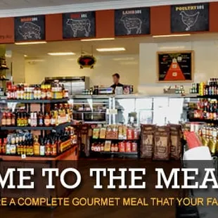 the interior of the meat house