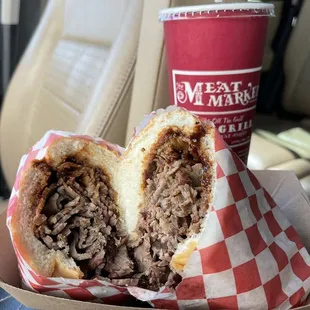 BBQ Famous Tri Tip Sandwich