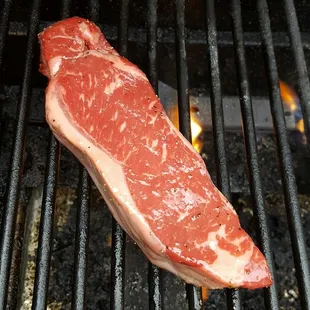 Strip steak.