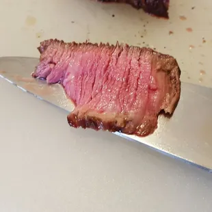 Perfect med. Rare. They have amazing filet.