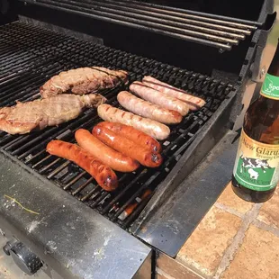 brats and ribeye