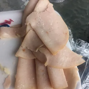 Way too much cheap meat on the sandwich. Had to remove a lot