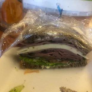 Roast Italian Beef Sandwich