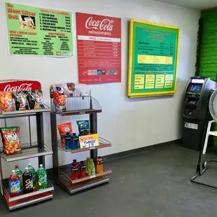ATM Machine in the Corner - Because They Only Take CASH; Despite the Logos on the Window Saying Otherwise
