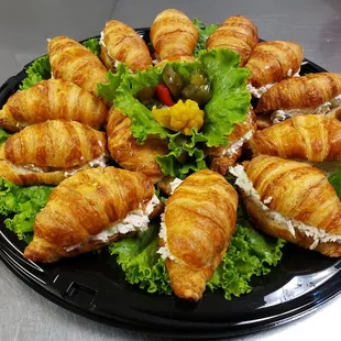 Crossaint sandwiches