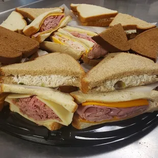 Finger sandwiches