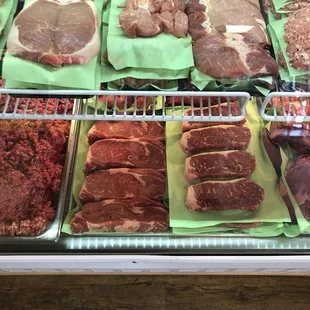 Fresh meat department