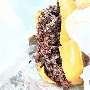 Pastrami sandwich