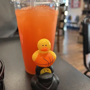 Mango lemonade and ducks!