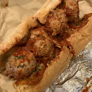4 meatball sub