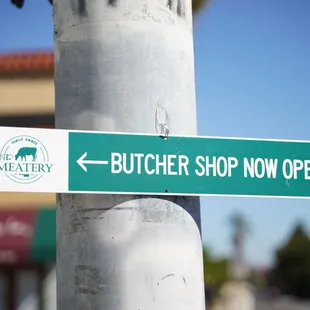 utcher shop now open