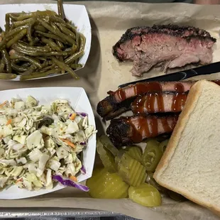 2 meat plate-brisket and ribs 12.6.23