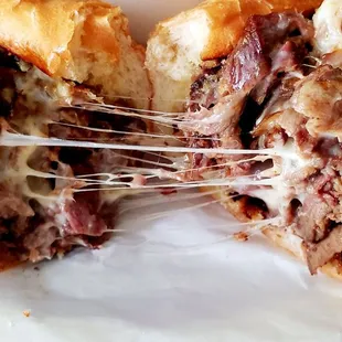 Cheese steak, or their version of a French Dip? Not getting this again next time.