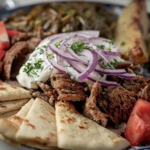 Gyro Gyros Dinner Plate