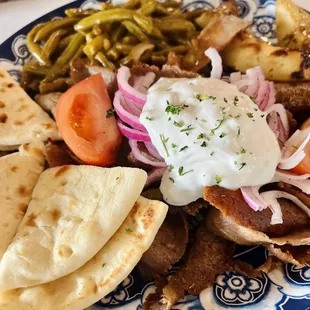 Gyro Dinner Plate
