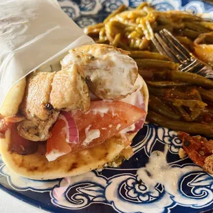 Chicken Shish Kabob Sandwich