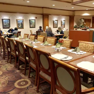people sitting at tables
