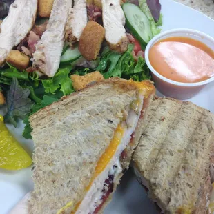 Half Sandwich and Half Salad gives everyone a chance to try smaller portions of our menu favorites!