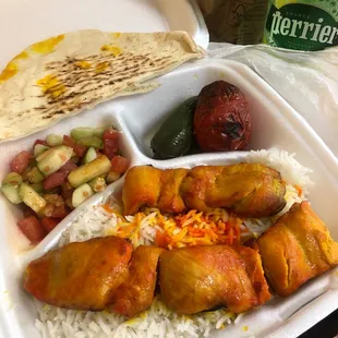 Chicken Kabob Plate