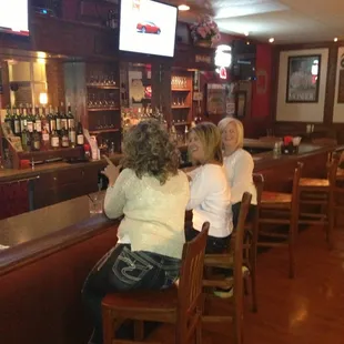 Beautiful bar and  10 tvs!
