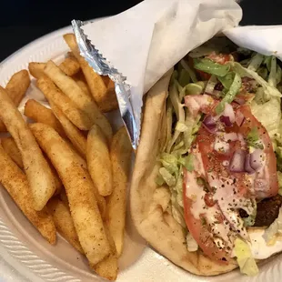 Tzaziki Falafel w/Fries