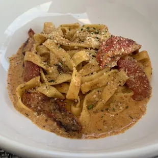 Cajun fettuccini Alfredo