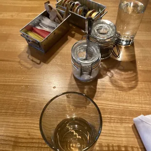 Items on table