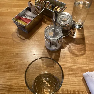 Items on table