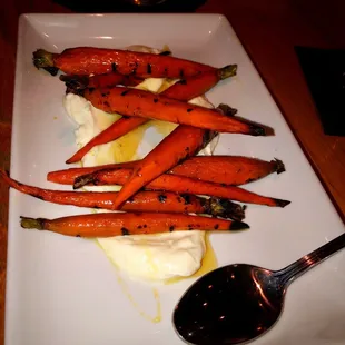 Char Grilled Baby Carrots