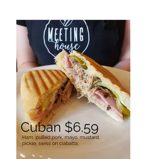 a cut in half sandwich