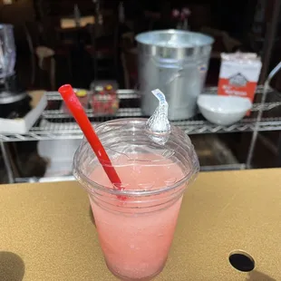 Strawberry champagne slushy!!