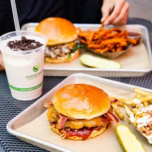 burgers, burger, food