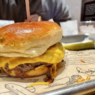 01.25.25 My BBQ BACON MELTBURGER. Was better than it looked and would 100% order again!!