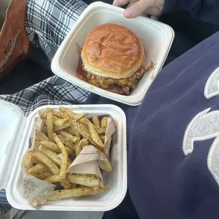 DOUBLE BBQ BACON MELTBURGER