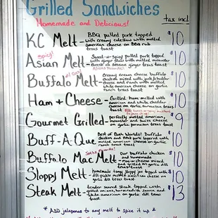 Menu Board (1 of 2)