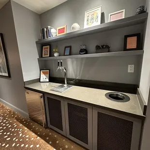 Water and Ice Station in Hallway