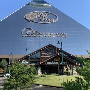 The front of the Pyramid