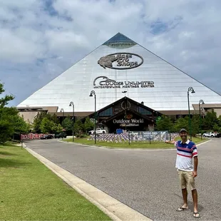 This is the Memphis Pyramid or Bass Pro Shops Superstore.
