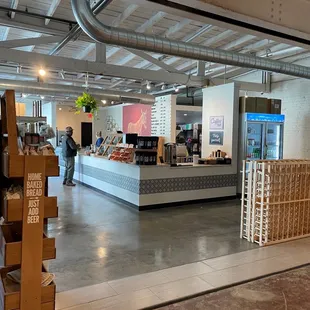 Coffee and deli area
