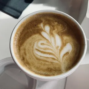 Cappuccino with almond milk