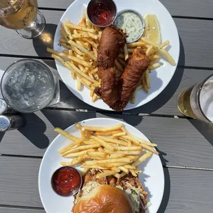 Fish and Chips vs Southern Country Fried Chicken Sandwich !!!