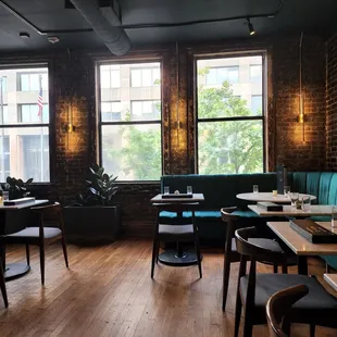 the interior of a restaurant