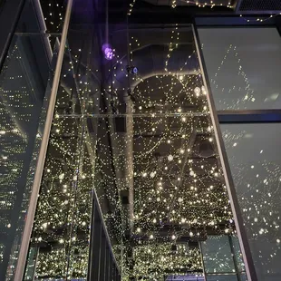 Love the lights/ mirrors