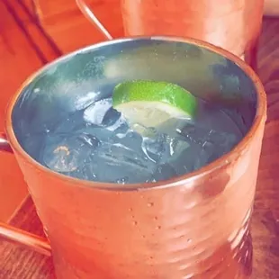 Cucumber Moscow mule
