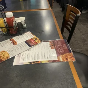 the open tables in question