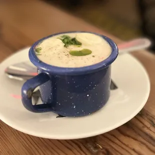 Extremely Mini clam chowder
