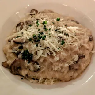 Trumpet Mushroom Risotto