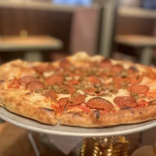 Vegan pepperoni &amp; sausage